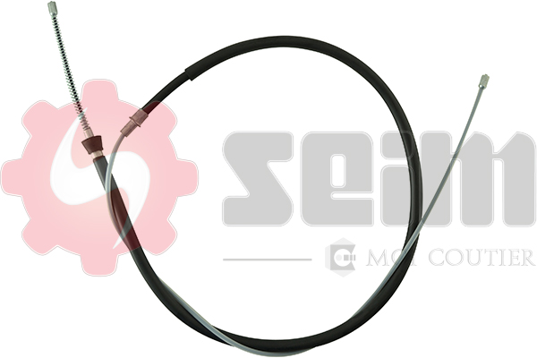 SEIM Håndbremsekabel 554423 bagved til højre for SKODA