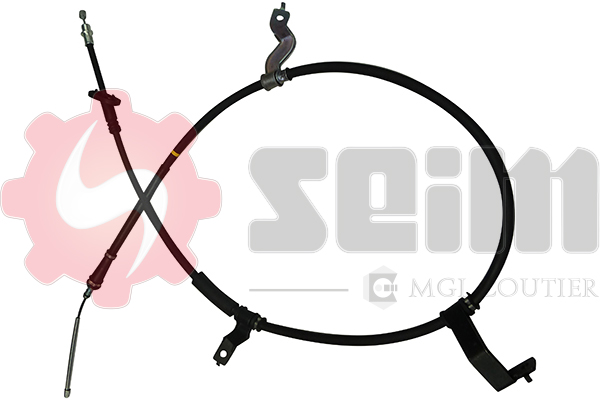 SEIM Håndbremsekabel 555175 bagved til højre for HYUNDAI