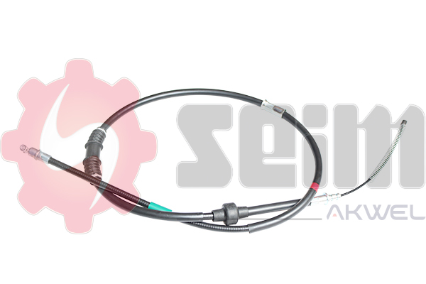 SEIM Håndbremsekabel 555970 bagved til højre for MITSUBISHI