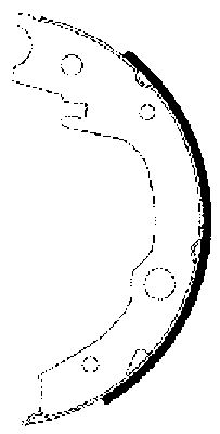 TEXTAR Bremsebakkesæt, parkeringsbremse 91063200 for TOYOTA CHERY