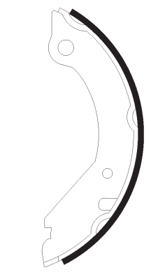TEXTAR Bremsebakkesæt, parkeringsbremse 91017200 for VOLVO