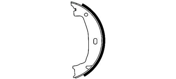 TEXTAR Bremsebakkesæt, parkeringsbremse 91053300 for BMW