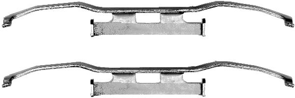 TEXTAR Tilbehørsæt, bremsekaliper 82058400 for VW MERCEDES-BENZ