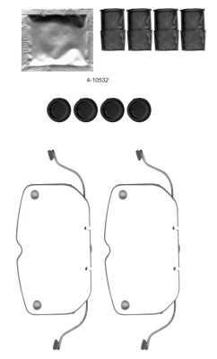 TEXTAR Tilbehørsæt, bremsekaliper 82074800 for BMW