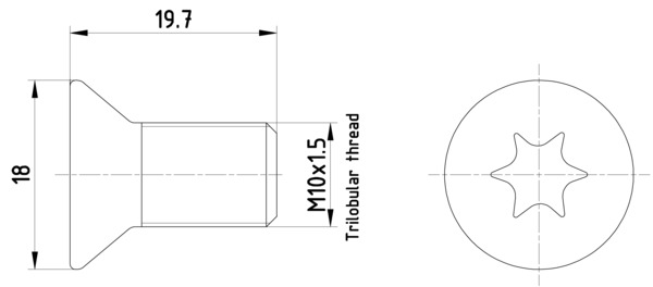 HELLA Skrue, bremseskive 8dz355209111 for FORD VOLVO ASIA JAGUAR LAND ROVER