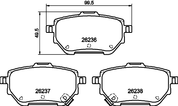 DON Bremseklodser pcp2018 for TOYOTA