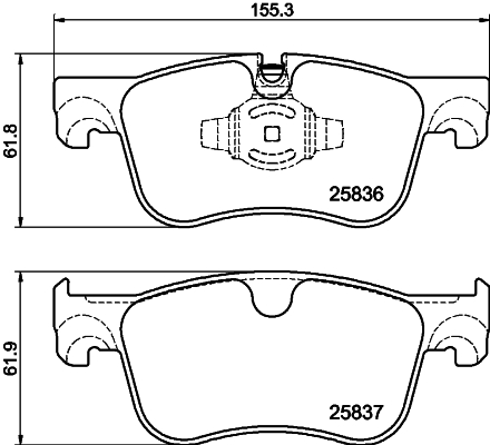 DON Bremseklodser pcp2050 for CITROËN