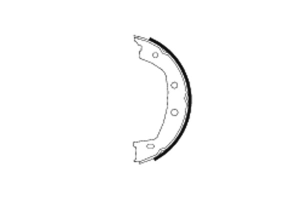 TEXTAR Bremsebakkesæt, parkeringsbremse 91067800 for LAND ROVER