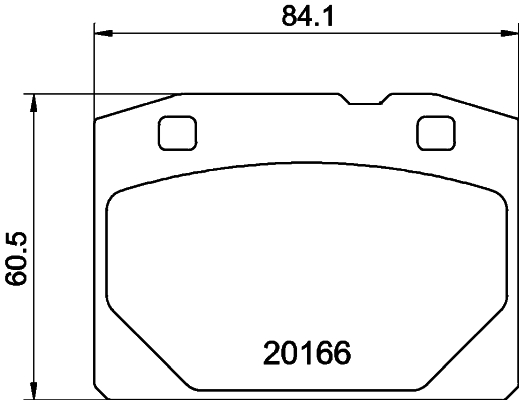 DON Bremseklodser pcp1272 for FIAT LADA