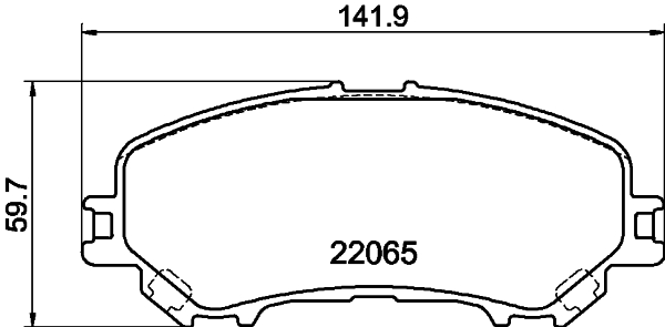 DON Bremseklodser pcp1872 for NISSAN NISSAN (DFAC) RENAULT
