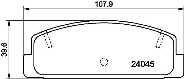 DON Bremseklodser pcp1090 for MAZDA
