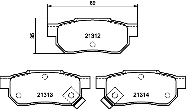 DON Bremseklodser pcp1337 for OPEL VAUXHALL ISUZU NISSAN HONDA ROVER SUZUKI MAZDA MG