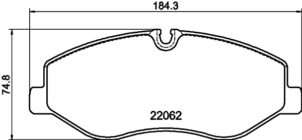 DON Bremseklodser pcp1871 for MERCEDES-BENZ