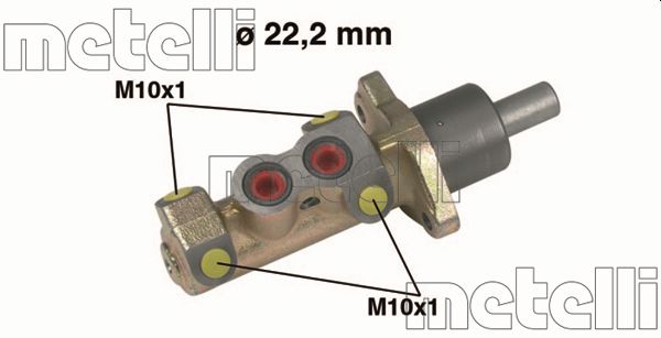 METELLI Hovedbremsecylinder 050326 for PEUGEOT