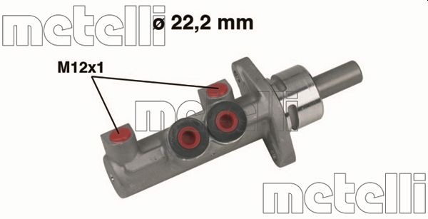 METELLI Hovedbremsecylinder 050403 for VW