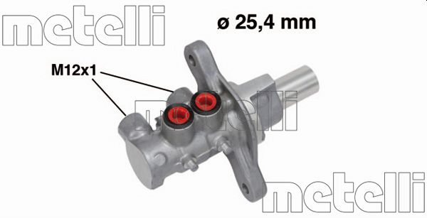 METELLI Hovedbremsecylinder 050674 for OPEL FIAT