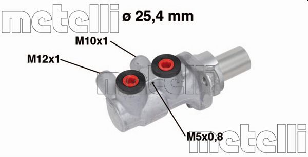 METELLI Hovedbremsecylinder 050717 for OPEL