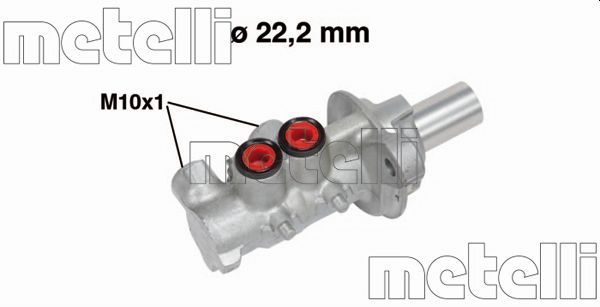 METELLI Hovedbremsecylinder 050740 for OPEL SUZUKI