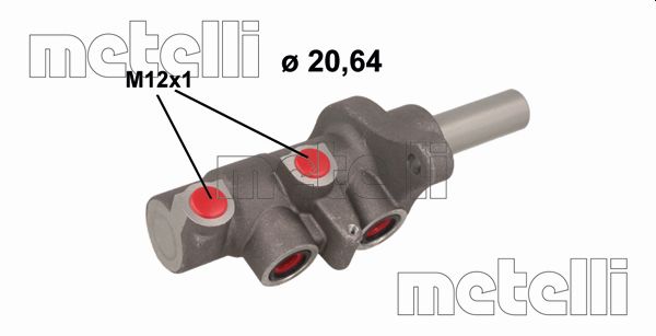 METELLI Hovedbremsecylinder 051132 for MAZDA