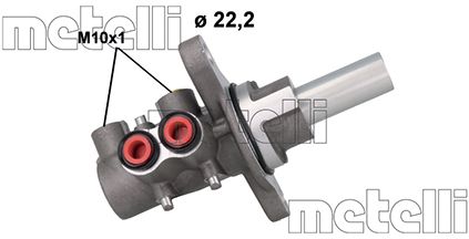 METELLI Hovedbremsecylinder 051166 for FIAT