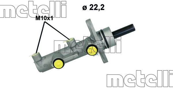 METELLI Hovedbremsecylinder 051233 for TOYOTA
