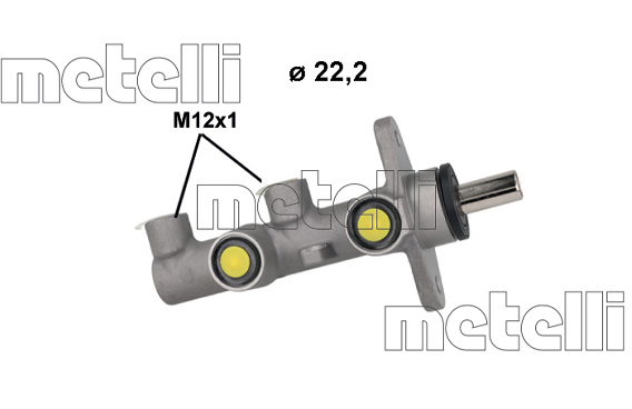 METELLI Hovedbremsecylinder 051207 for HONDA