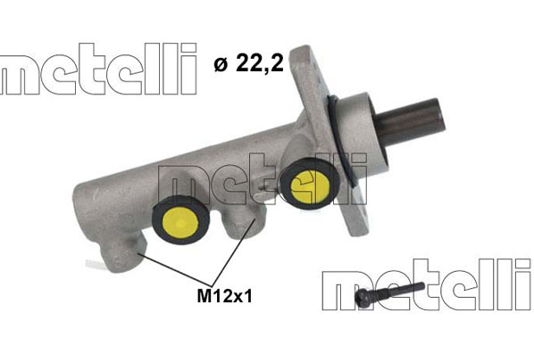 METELLI Hovedbremsecylinder 051230 for HYUNDAI