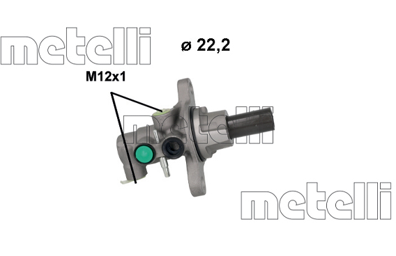 METELLI Hovedbremsecylinder 051238 for SUZUKI