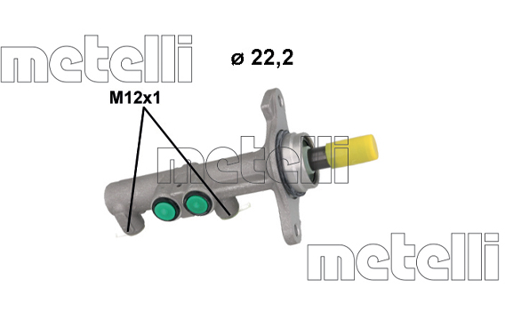 METELLI Hovedbremsecylinder 051267 for RENAULT TRUCKS