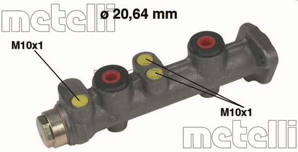 METELLI Hovedbremsecylinder 050066 for AUTOBIANCHI LANCIA
