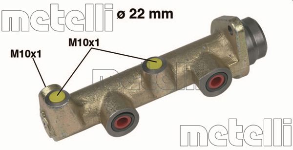 METELLI Hovedbremsecylinder 050134 for FORD