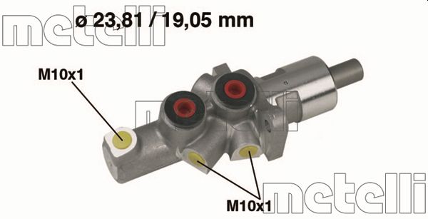 METELLI Hovedbremsecylinder 050177 for MERCEDES-BENZ