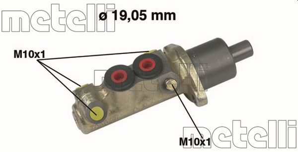 METELLI Hovedbremsecylinder 050191 for PEUGEOT