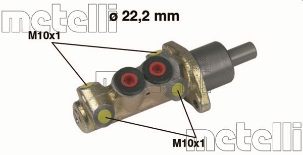 METELLI Hovedbremsecylinder 050196 for SKODA VW