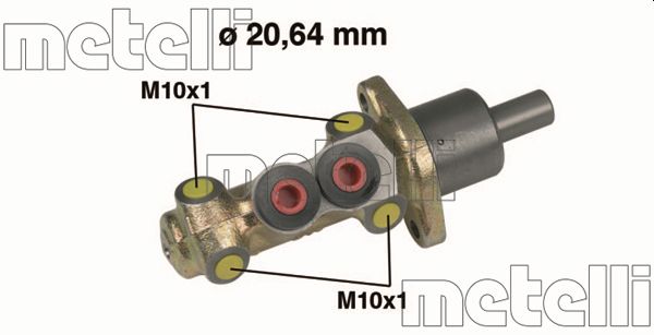 METELLI Hovedbremsecylinder 050207 for VW