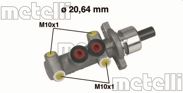 METELLI Hovedbremsecylinder 050245 for PEUGEOT