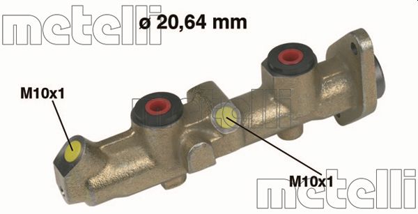 METELLI Hovedbremsecylinder 050251 for CITROËN