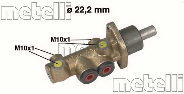 METELLI Hovedbremsecylinder 050278 for FIAT