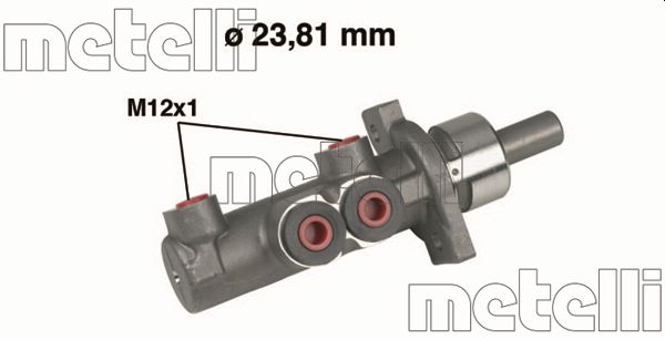 METELLI Hovedbremsecylinder 050280 for VW