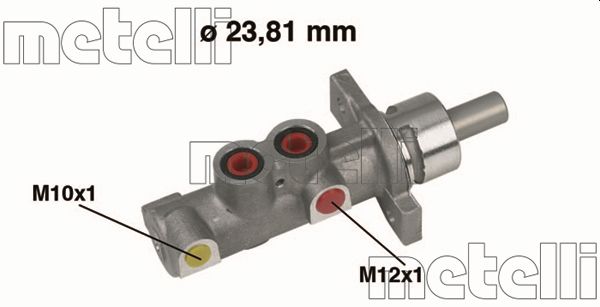 METELLI Hovedbremsecylinder 050358 for PEUGEOT