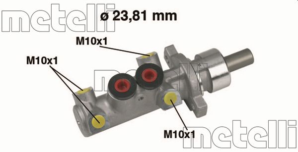 METELLI Hovedbremsecylinder 050361 for PEUGEOT