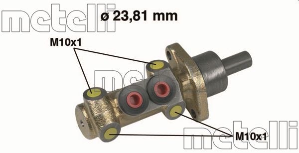 METELLI Hovedbremsecylinder 050398 for FORD VW