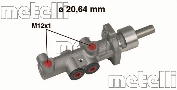 METELLI Hovedbremsecylinder 050404 for VW
