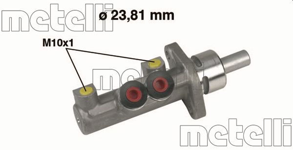 METELLI Hovedbremsecylinder 050412 for RENAULT