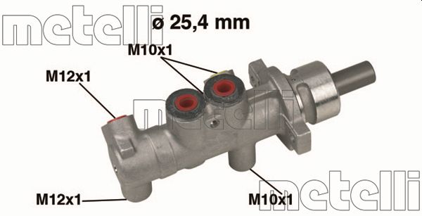 METELLI Hovedbremsecylinder 050415 for OPEL NISSAN RENAULT RENAULT TRUCKS