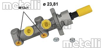 METELLI Hovedbremsecylinder 050426 for CITROËN