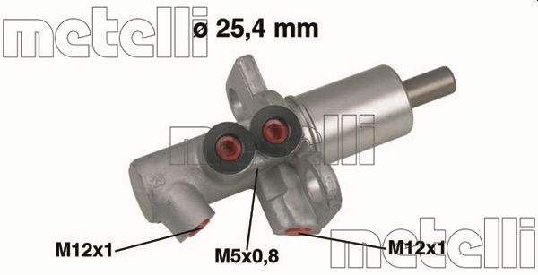 METELLI Hovedbremsecylinder 050458 for VW