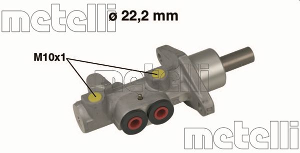 METELLI Hovedbremsecylinder 050492 for VW