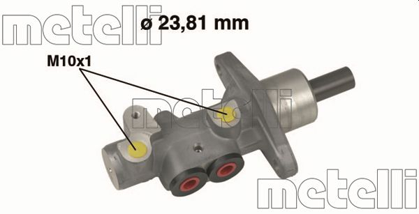 METELLI Hovedbremsecylinder 050490 for VW