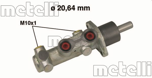 METELLI Hovedbremsecylinder 050523 for FIAT